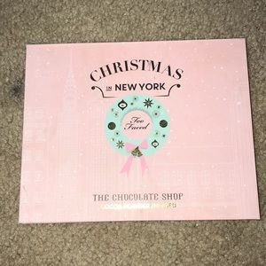 Too Faced Christmas chocolate shop pallet